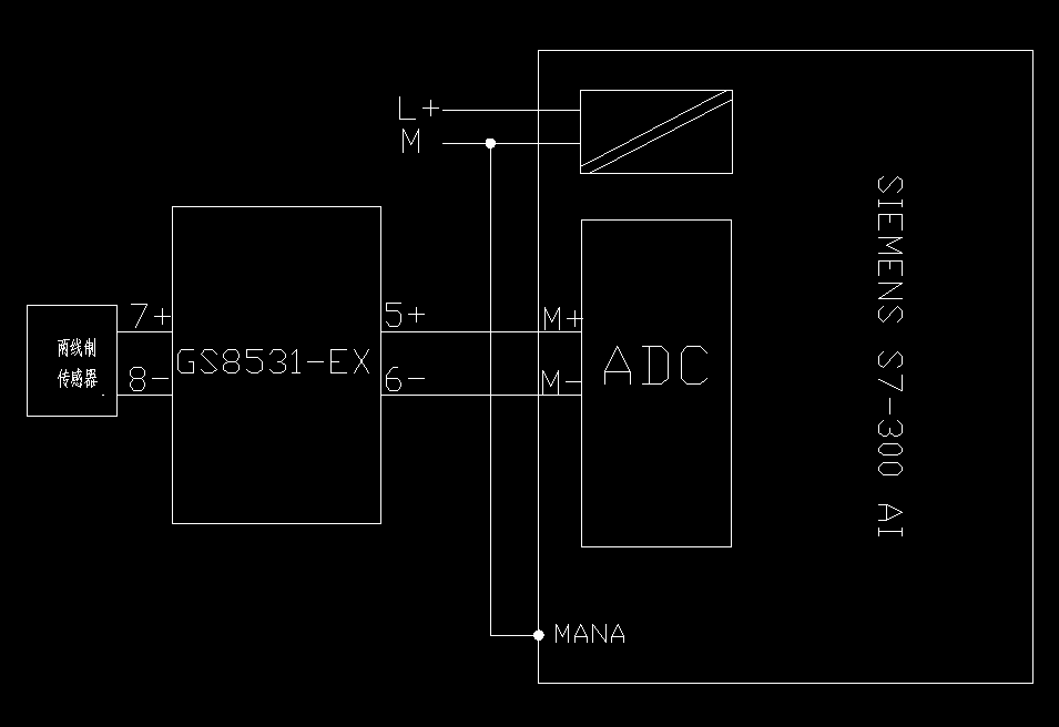 辰竹安全柵GS8531-EX如何與西門子S7-300 PLC匹配接線？